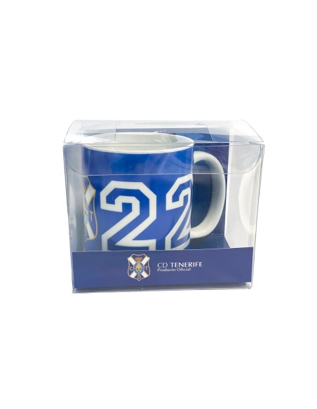 Taza cd tenerife azul 192