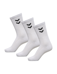 Hummel pack3 calcetines croos blanco