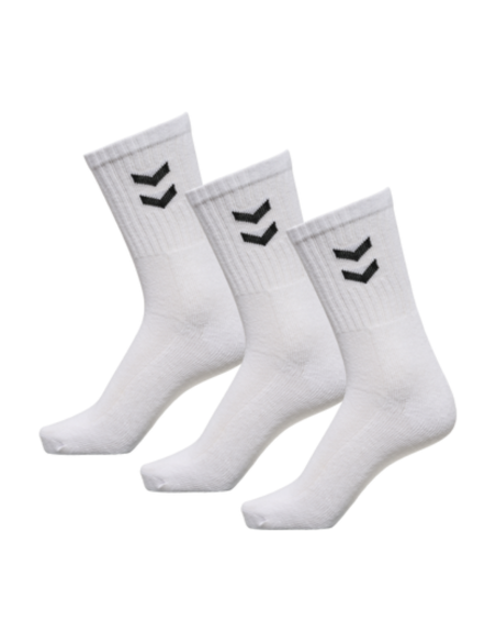 Hummel pack3 calcetines croos blanco