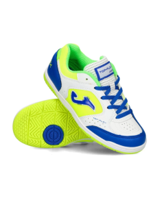 Joma bota top flex jr 2402 indoor blanco royal