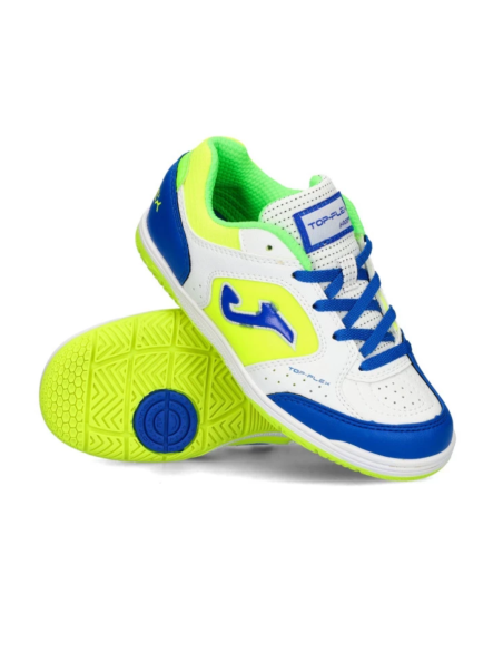 Joma bota top flex jr 2402 indoor blanco royal