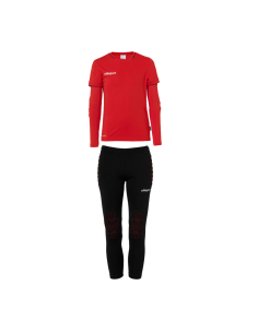 Uhlsport save goalkeeper set jr rojo
