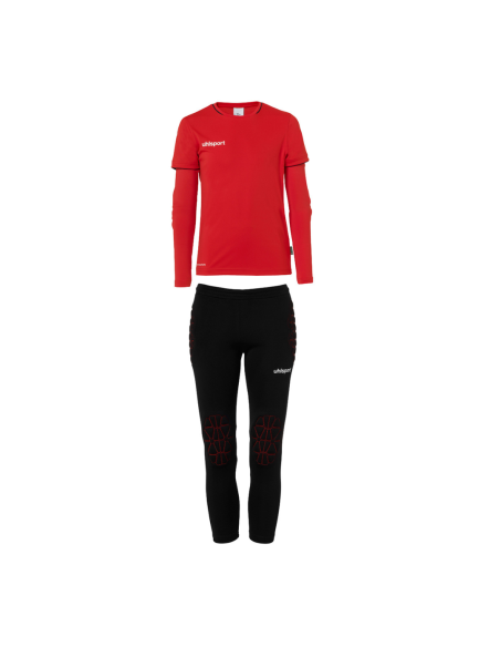 Uhlsport save goalkeeper set jr rojo