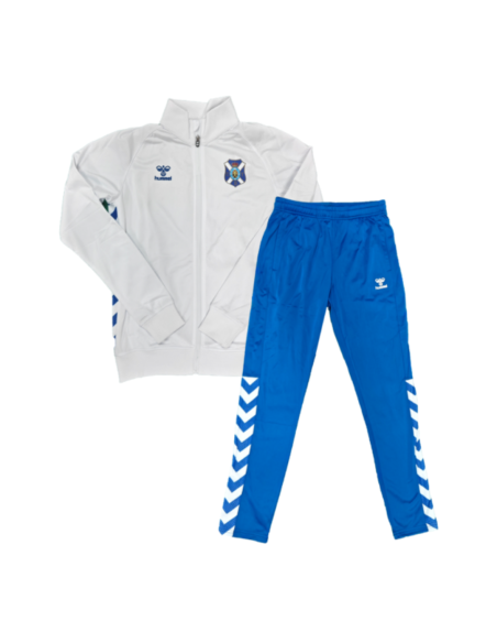 Hummel chandal jr basico cd tenerife blanco azul
