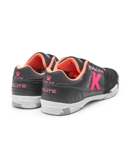 Kelme indoor elite negro fuxia