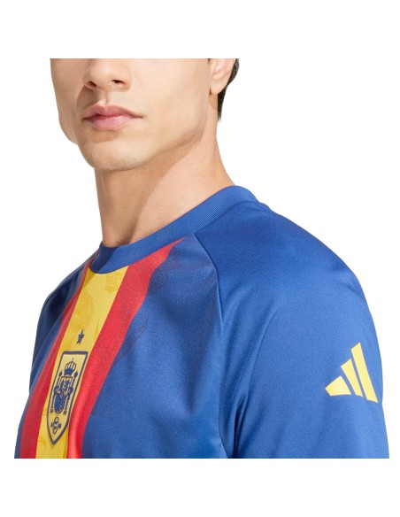 Adidas camisa españa prematch marino