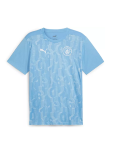 Puma camisa prematch manchester city 24 25 azul