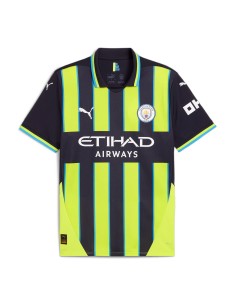 Puma 2ºcamisa manchester city 24 25 negro amarillo jr
