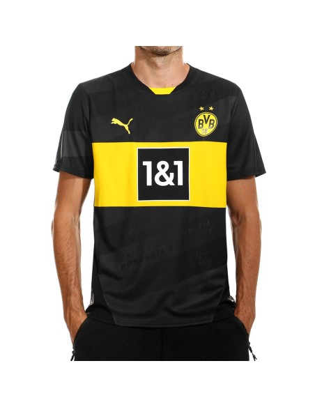 Puma 2ºcamisa jr borussia dortmund 24 25 negra