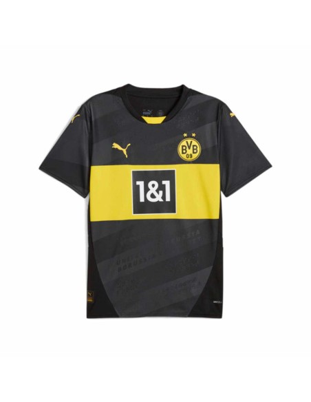 Puma 2ºcamisa jr borussia dortmund 24 25 negra