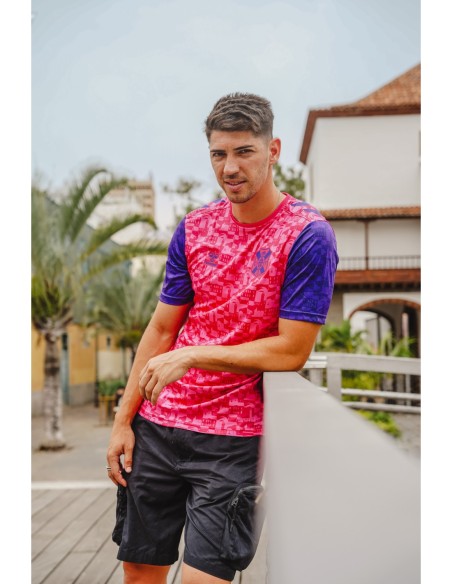 Hummel camisa pre partido cd tenerife 24 25 rosado