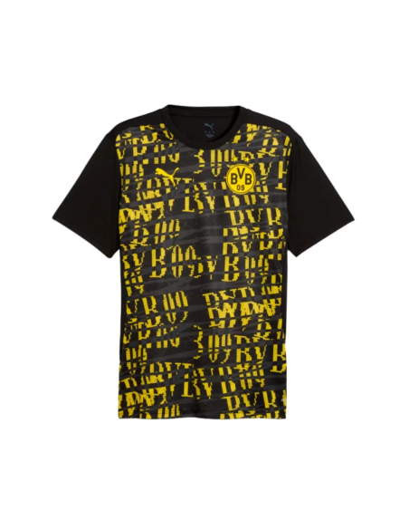 Puma borussia dortmund camisa prematch negro