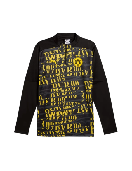 Puma borussia dortmund sudadera prematch negro