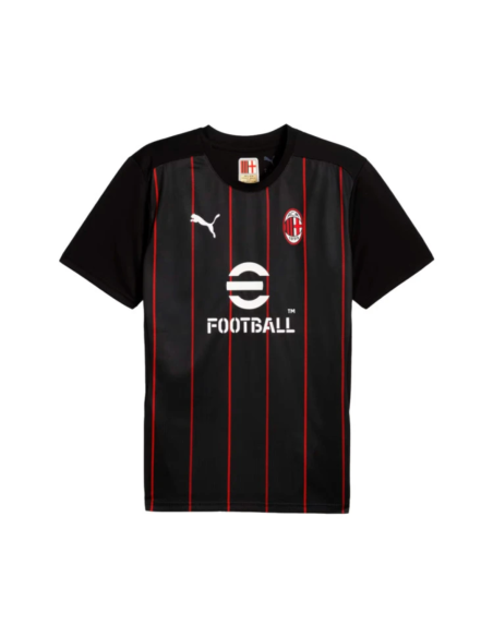 Puma milan camisa prematch negro 24 25