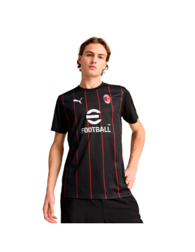Puma milan camisa prematch negro 24 25