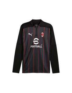 Puma milan sudadera prematch negro 24 25