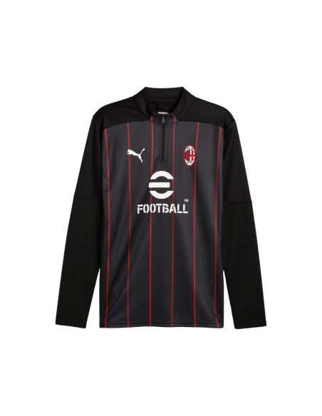 Puma milan sudadera prematch negro 24 25