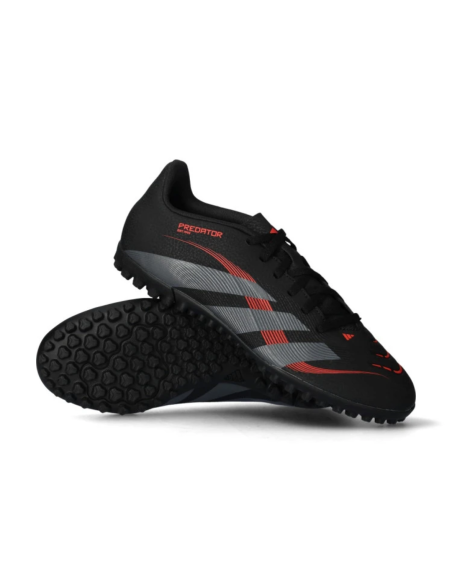 Adidas predator club tf negro rojo