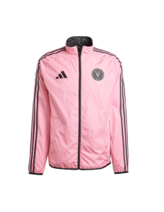 Adidas inter miami chaqueta prematch rosada