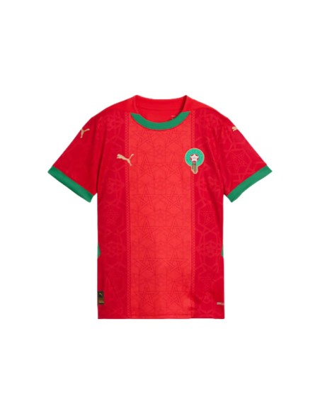 Puma camiseta jr marruecos 1ºequipacion roja