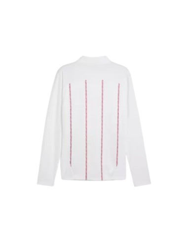 Puma sudadera mcfc prematch blanco rojo