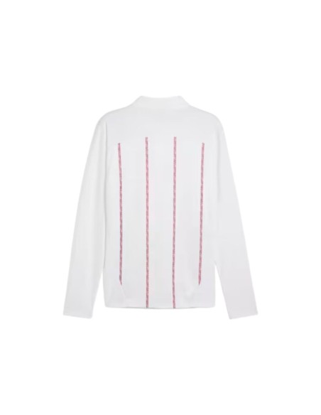 Puma sudadera mcfc prematch blanco rojo