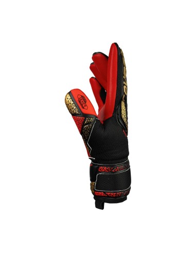 Reusch attrakt freegel silver negro rojo