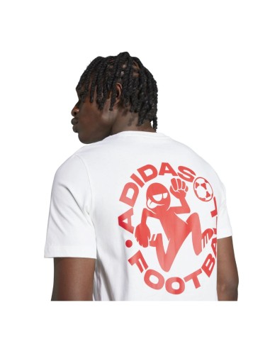 Adidas camiseta ftb sticker g t blanca