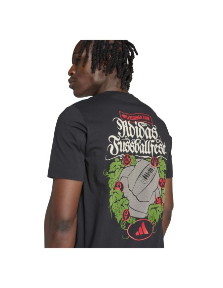 Adidas camiseta wiesn g t negra