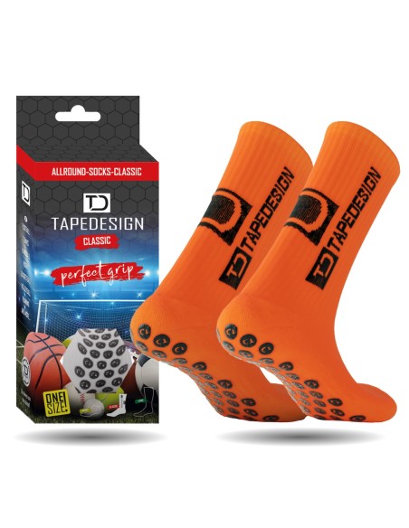 Tapedesign calcetin antideslizante naranja senior