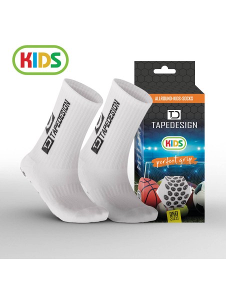 Tapedesign calcetin antideslizante blanco junior