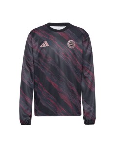 Adidas bayer sudadera pre match negro