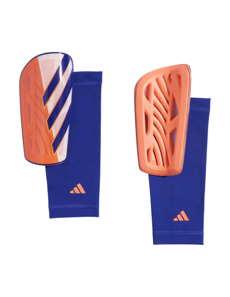 Adidas espinilleras tiro sg lge naranja azul