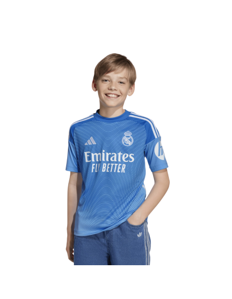 Adidas camisa portero real madrid azul 25 26