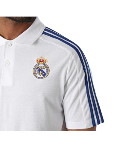 Adidas real dna polo blanco azul 25 26
