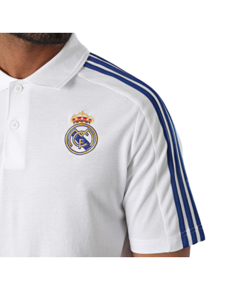 Adidas real dna polo blanco azul 25 26