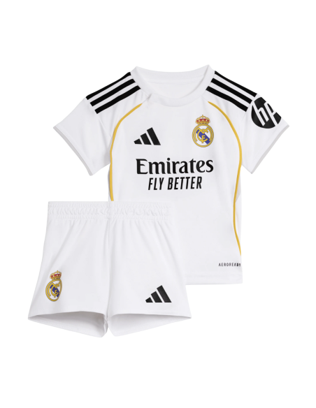 Adidas 1ºequipacion kit h baby real madrid 25 26