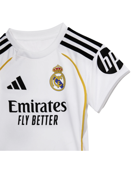 Adidas 1ºequipacion kit h baby real madrid 25 26