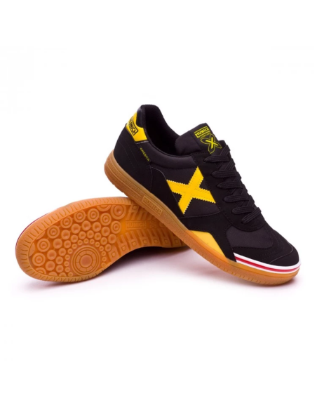 Munich indoor gresca 02 negro amarillo