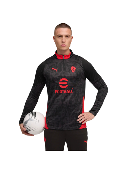 Puma sudadera entrenamiento milan negro 25 26