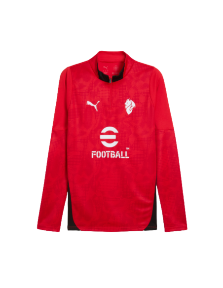 Puma sudadera entrenamiento milan rojo 25 26