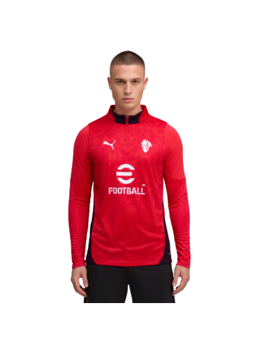 Puma sudadera entrenamiento milan rojo 25 26