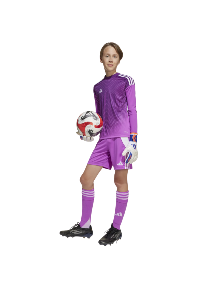 Adidas conjunto portero t25 violeta y