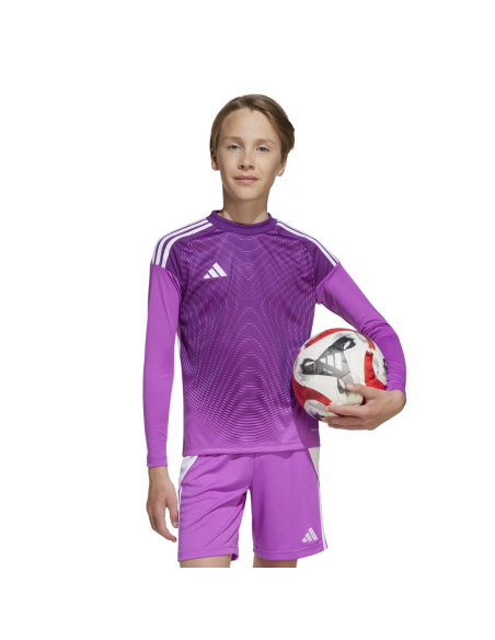 Adidas conjunto portero t25 violeta y