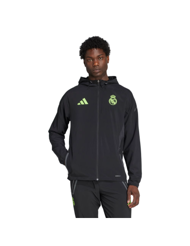Adidas Chaqueta Pre Real Madrid Negro