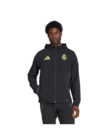 Adidas Chaqueta Pre Real Madrid Negro