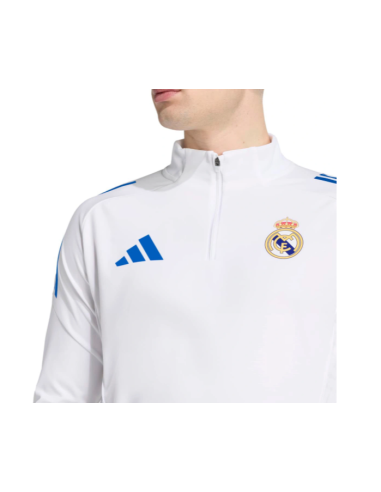 ADIDAS SUDADERA TR TOP REAL MADRID BLANCO 25/26