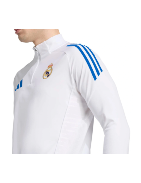ADIDAS SUDADERA TR TOP REAL MADRID BLANCO 25/26