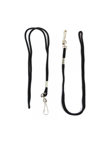 Zastor cordon cuello PACK 2 negro