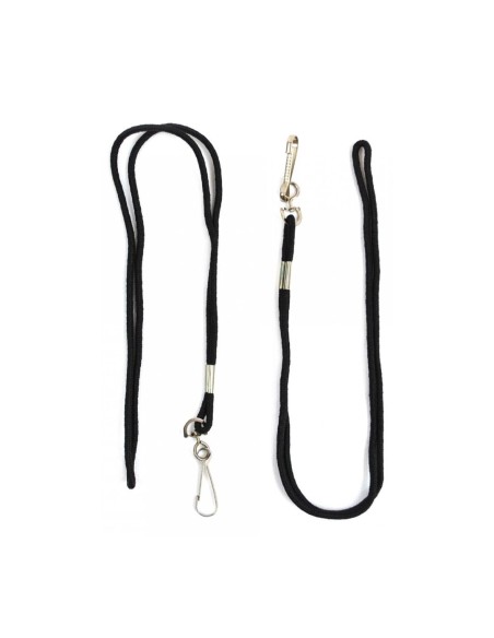 Zastor cordon cuello PACK 2 negro